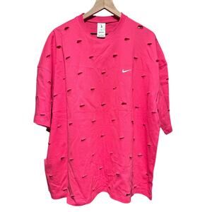 Nike x Jacquemus Swoosh T-Shirt - Pink - US XL